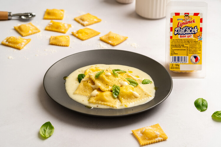 Syrové ravioli