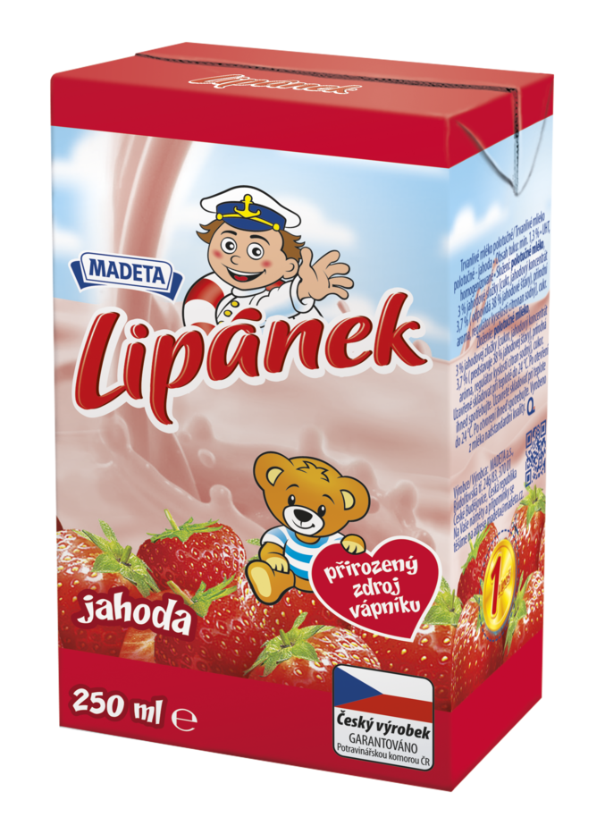 Lipánek mlíčka jahoda